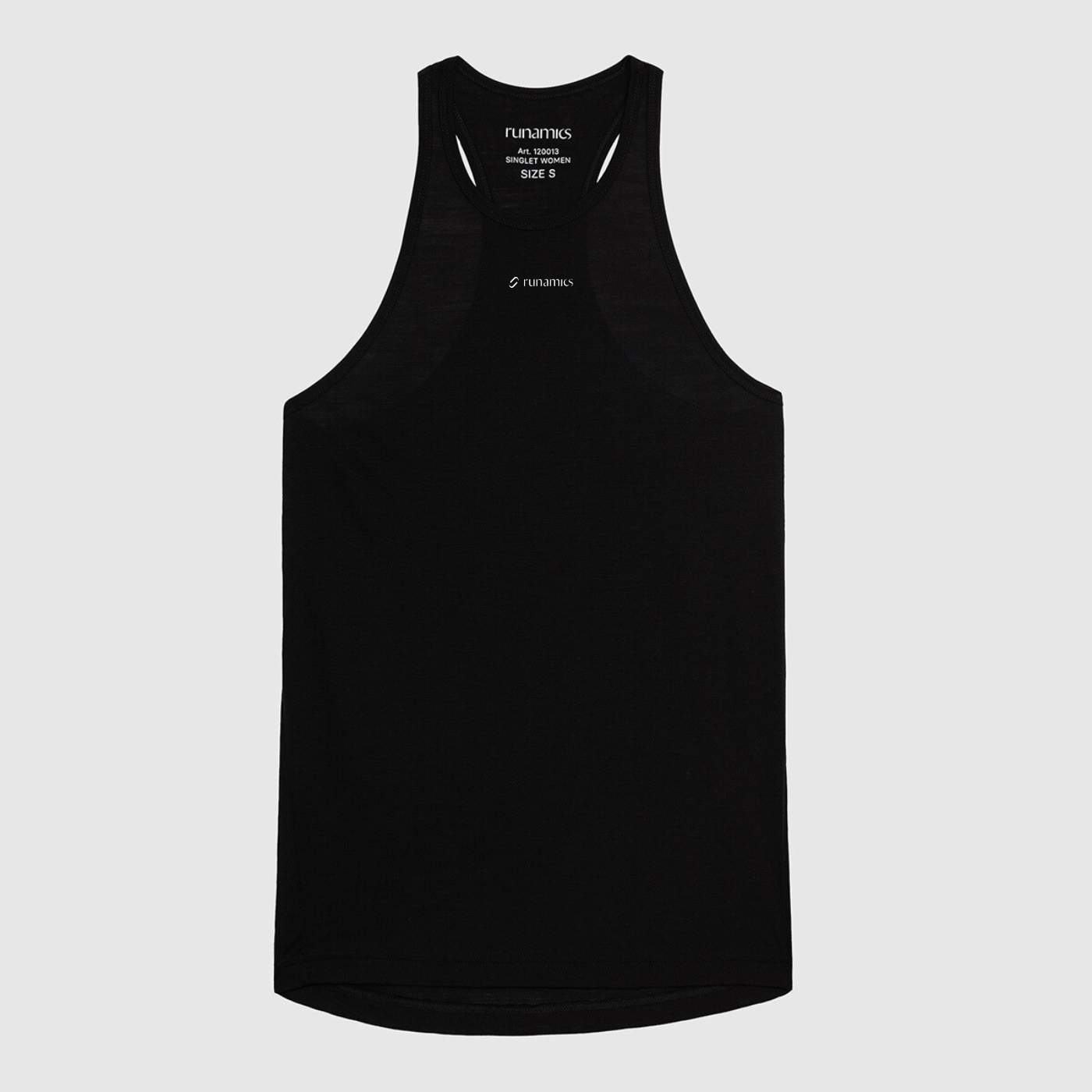 Superlight Merino Tanktop Damen, schwarz