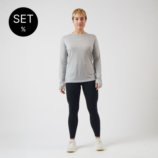 Winter Running Set Damen, 2-teilig